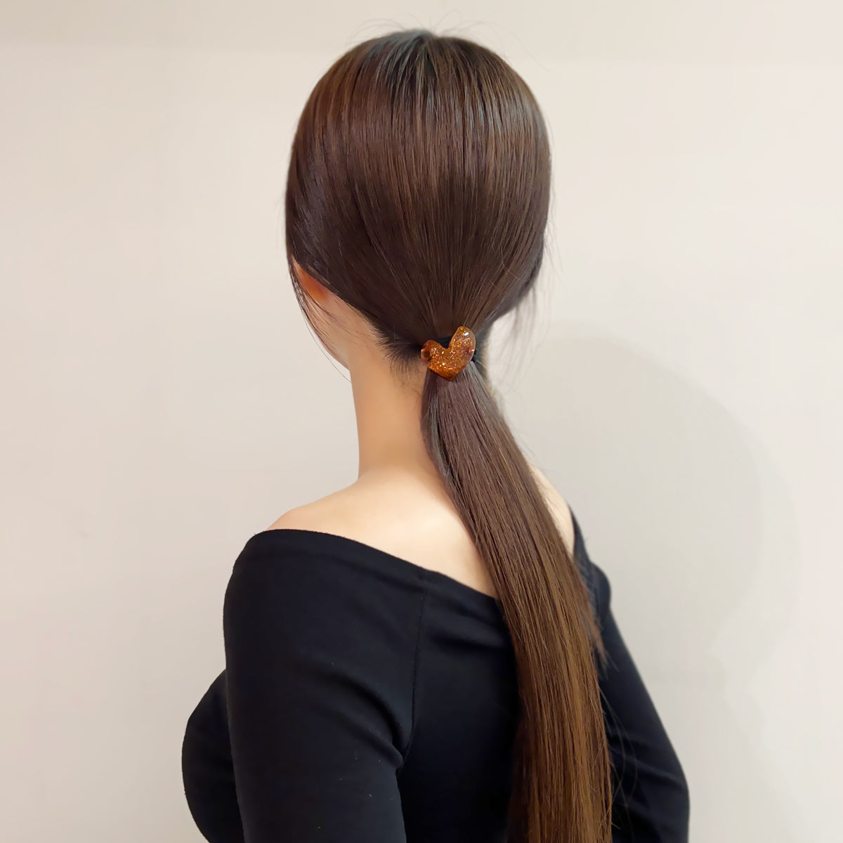 ハート ドロップ ポニー カフ ミディアム