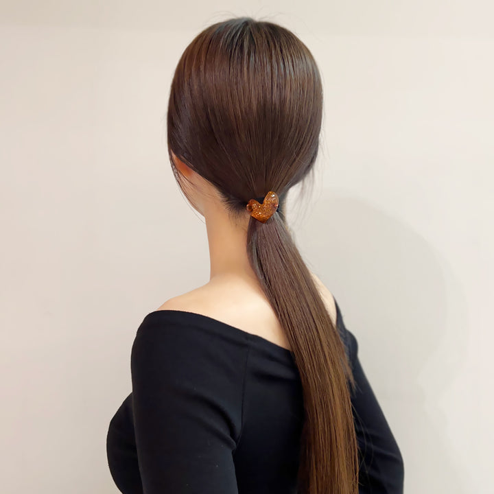 ハート ドロップ ポニー カフ ミディアム