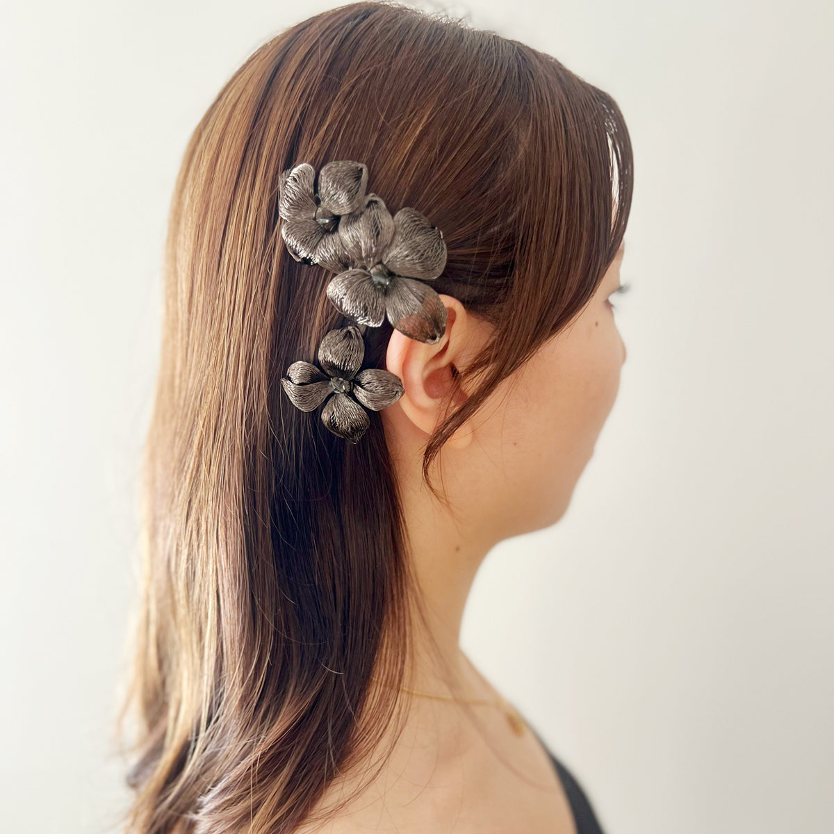 メッシュ ライラック スモールクリップ