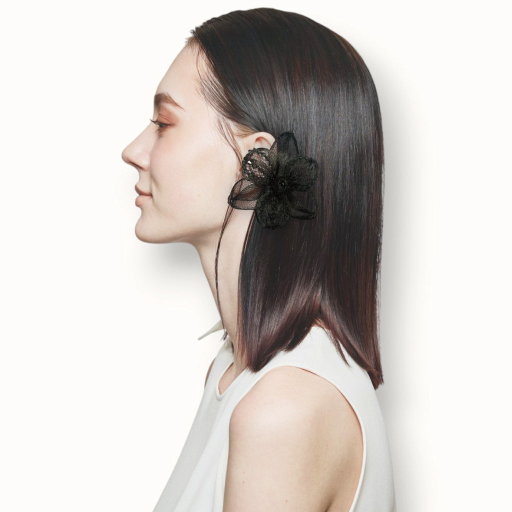 コレットマルーフ メタルクレセントポニー colette malouf＞ メタル