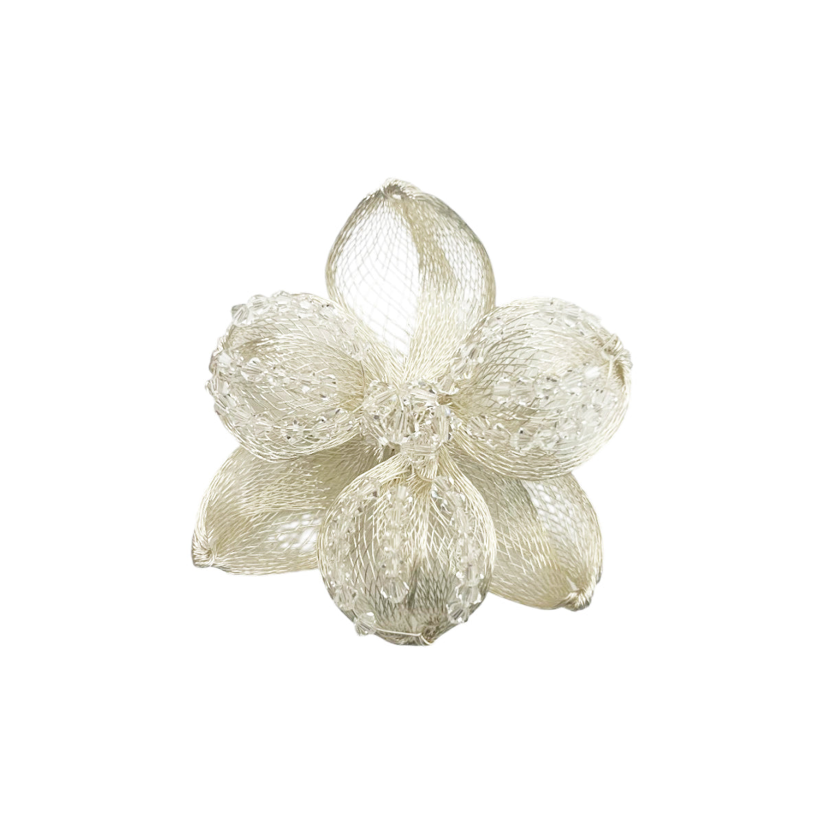 メッシュ ミッドナイト リリー ビーク クリップ