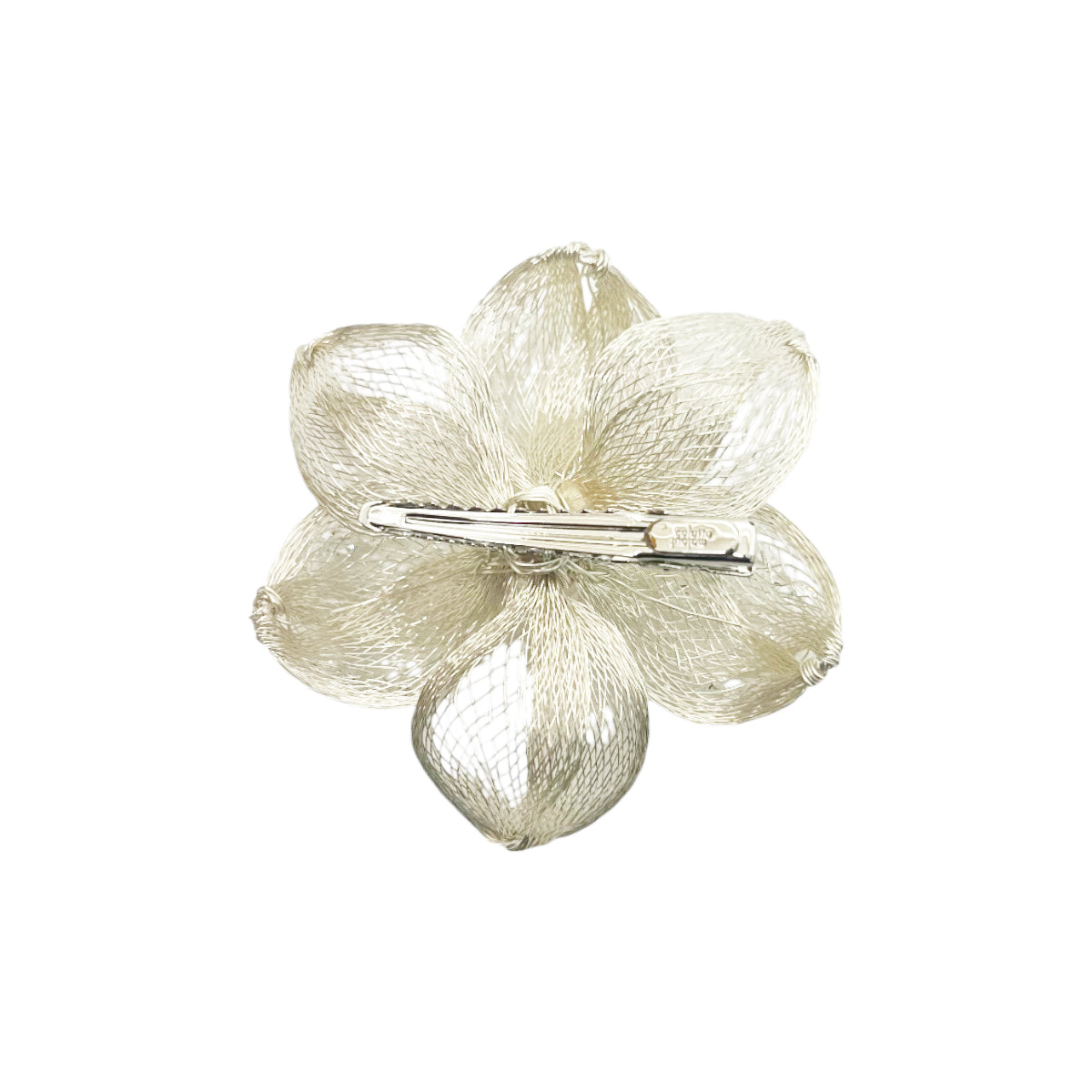 メッシュ ミッドナイト リリー ビーク クリップ