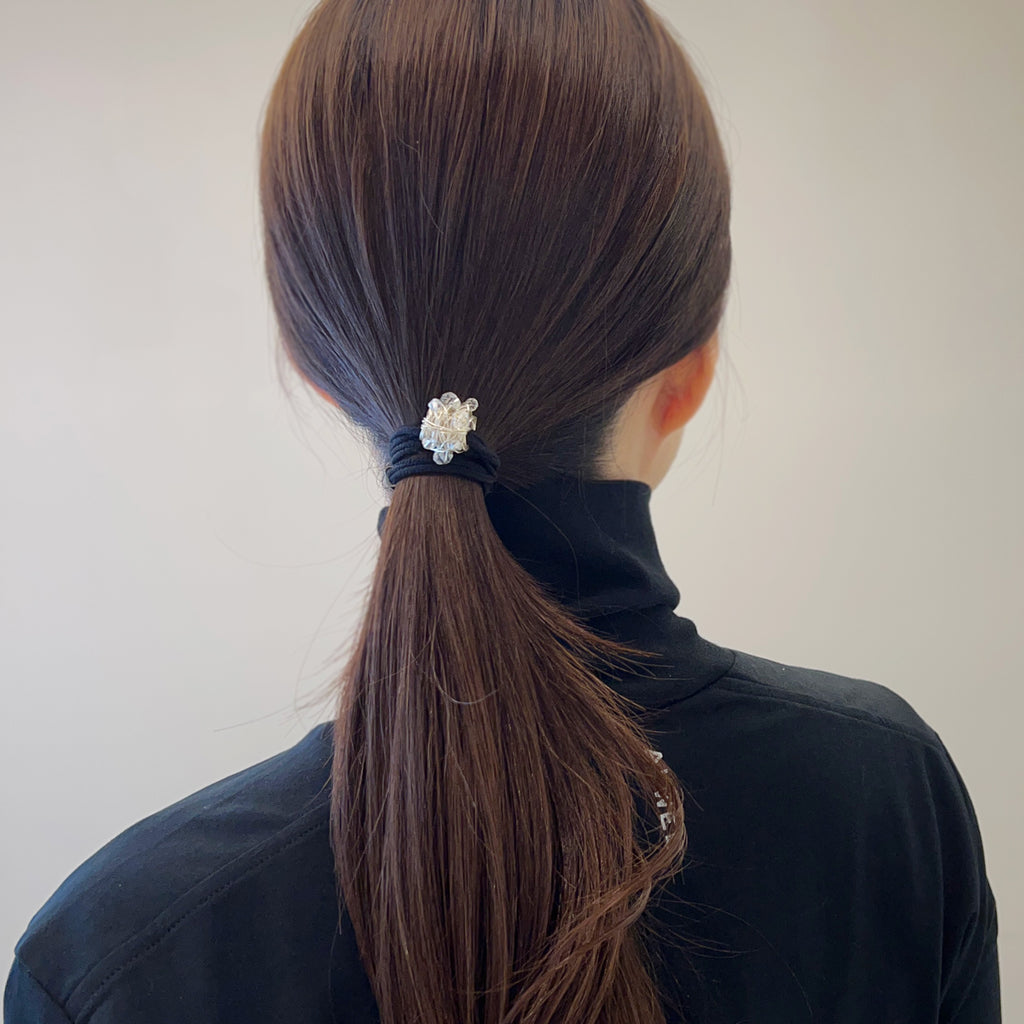 クリスタル ワイヤーボール ポニー | THE HAIR BAR TOKYO