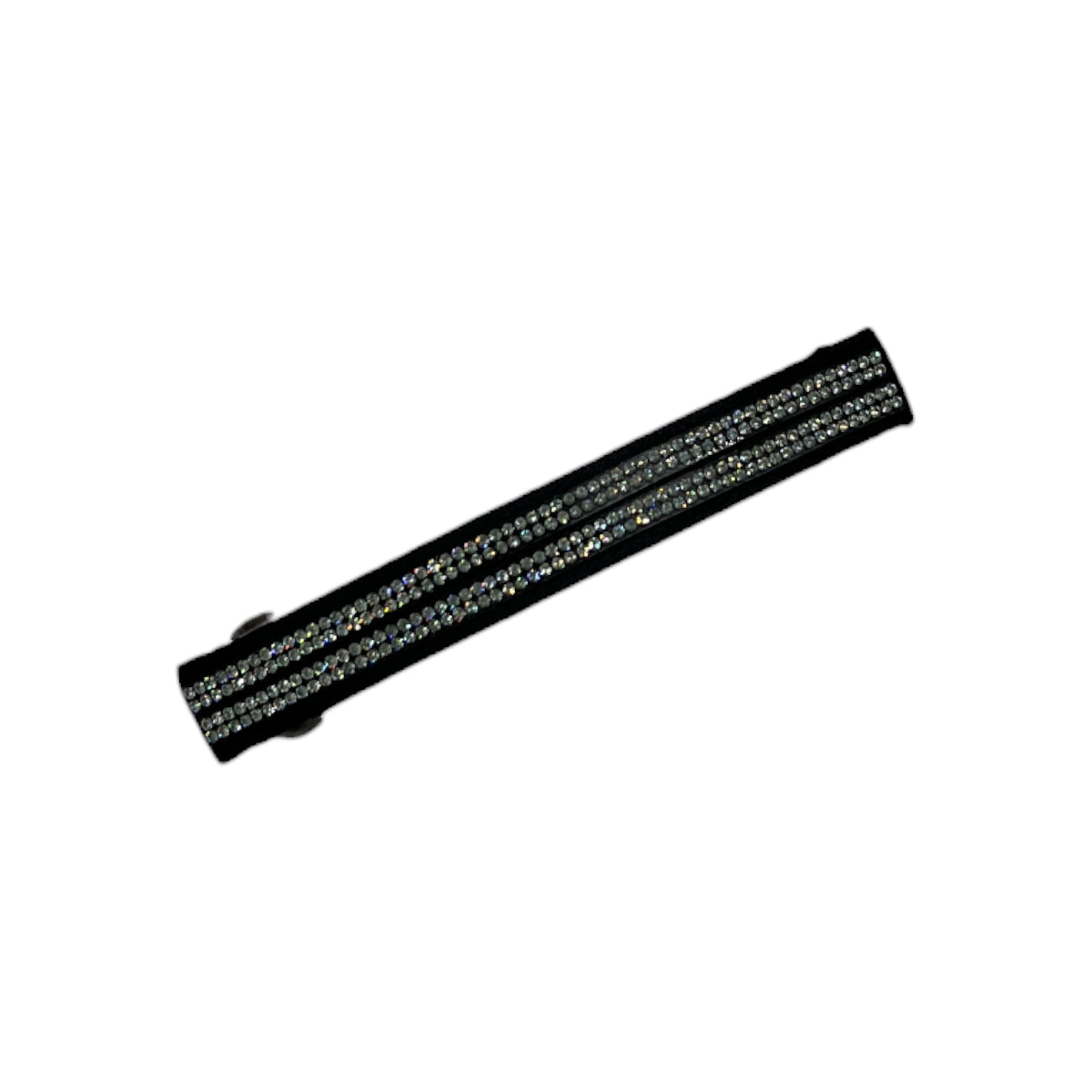 パヴェ クリスタル 10cm バレッタ