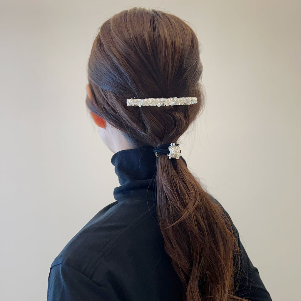 クリスタライズド 10cm バレッタ | THE HAIR BAR TOKYO