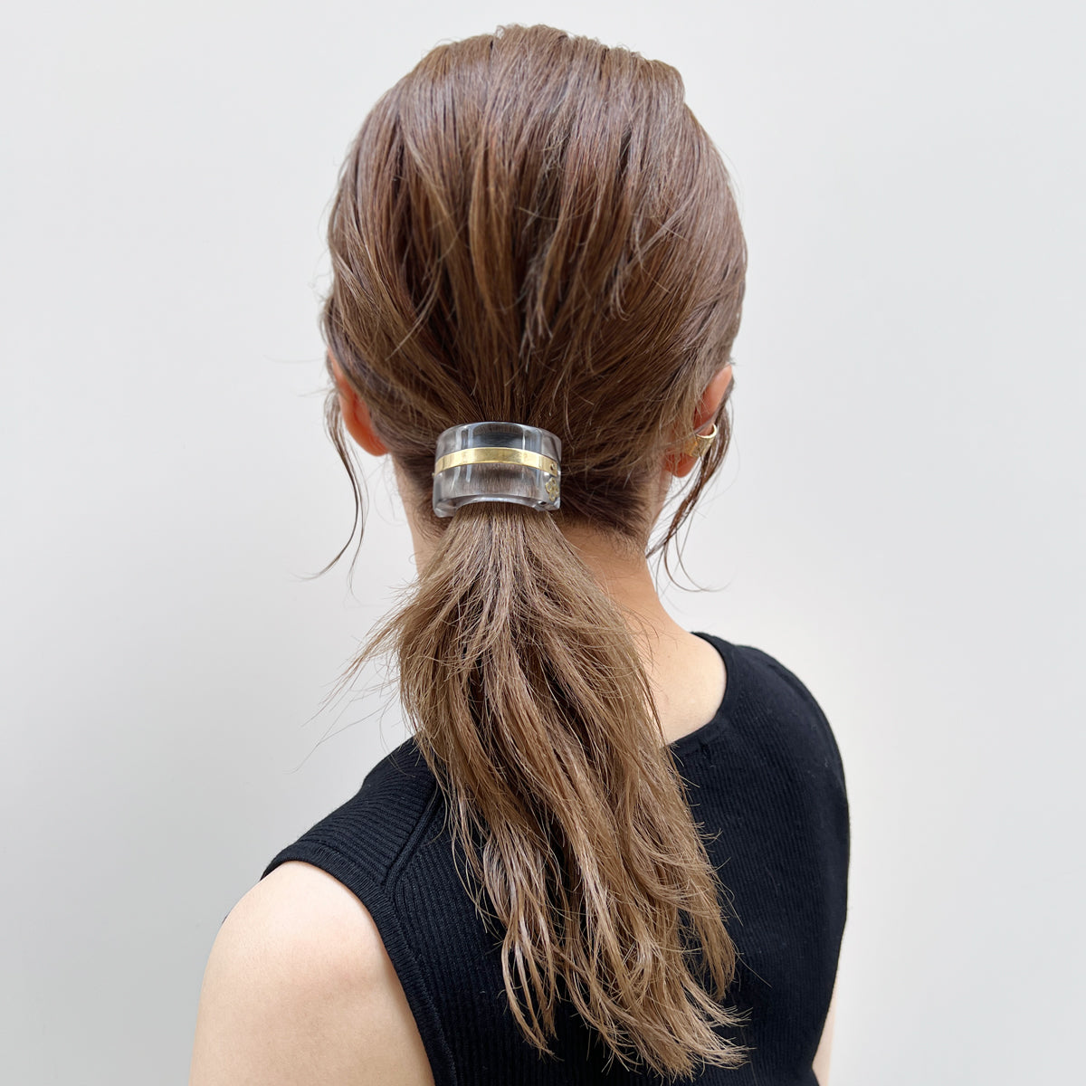 ヘアバー ルーサイトキャンディーポニーウィズダブルクリスタル  コレットマルーフ Lucite Candy Pony with Double Crystals 特集 | THE HAIR BAR TOKYO