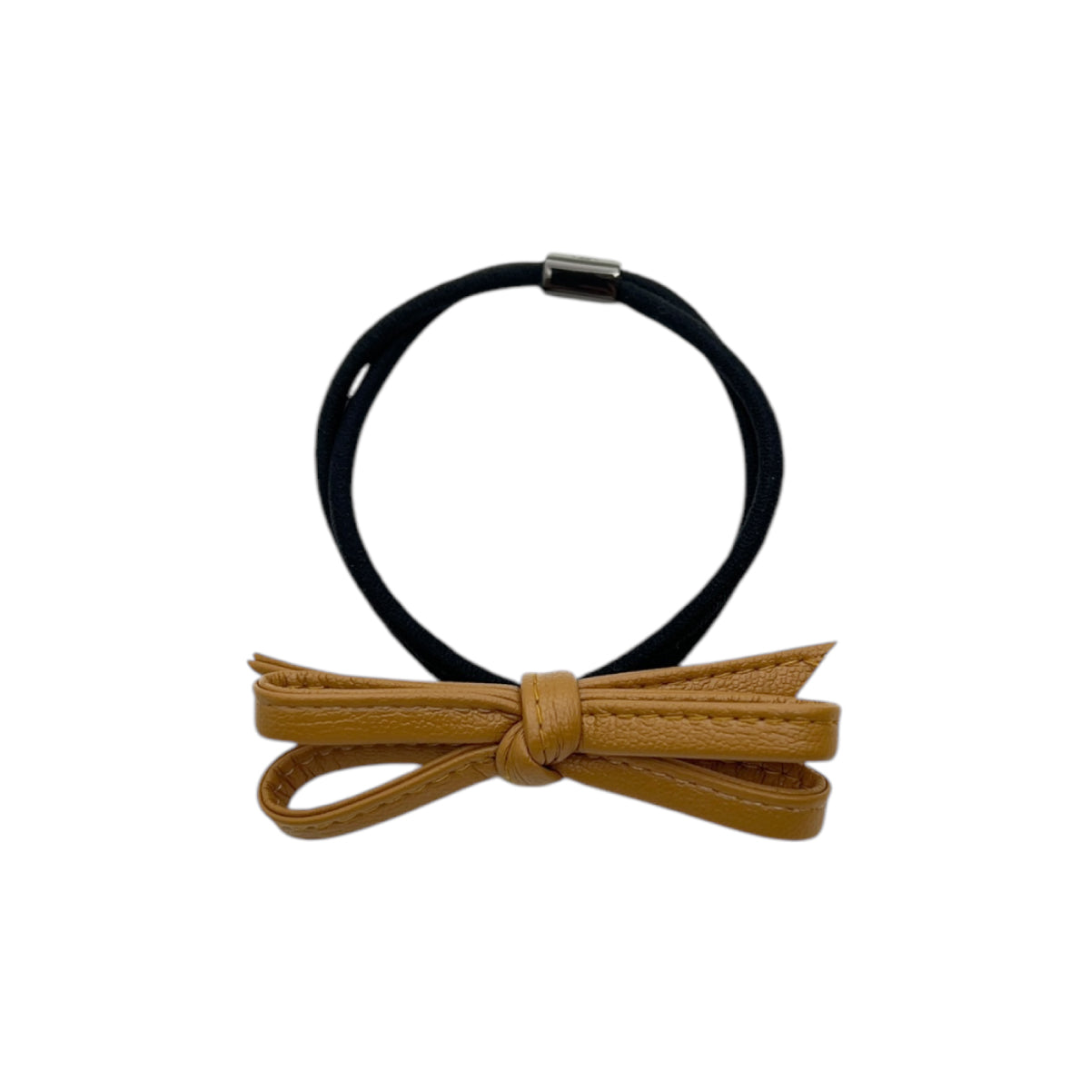 ヴィーガン レザー ボウ ポニー S