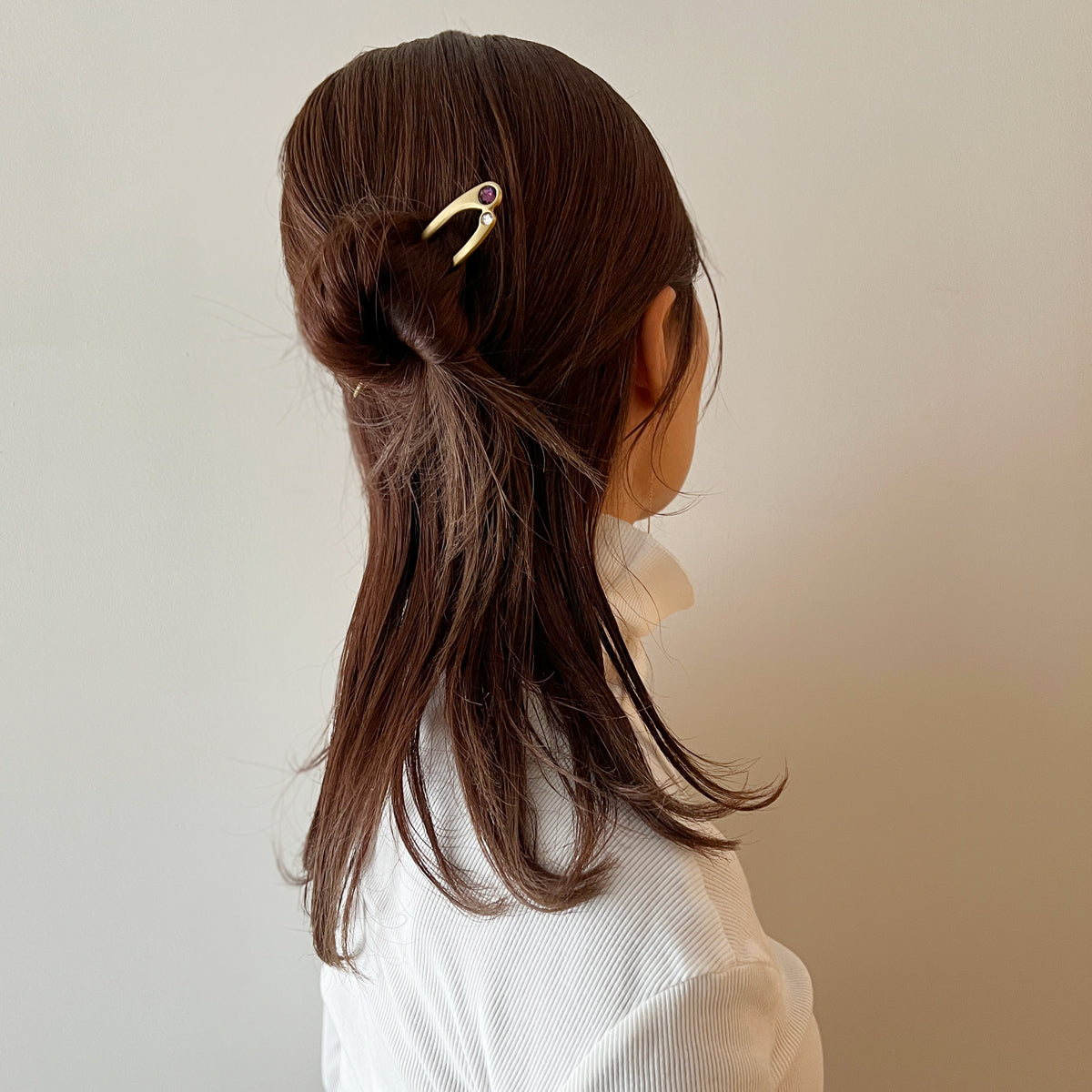 ジュエルド キャストメタル Uヘアピン