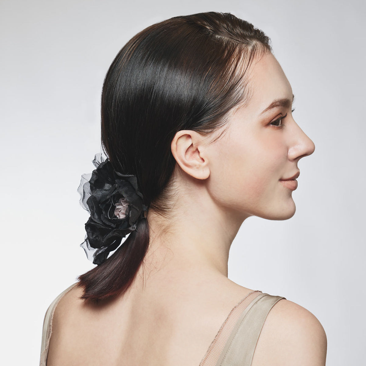 ダブル コサージュ バレッタ 8cm | THE HAIR BAR TOKYO