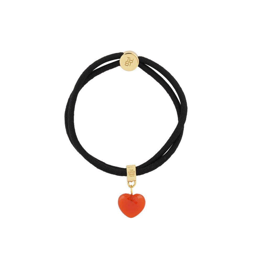 セミプレシャス ストーン ハート ポニー