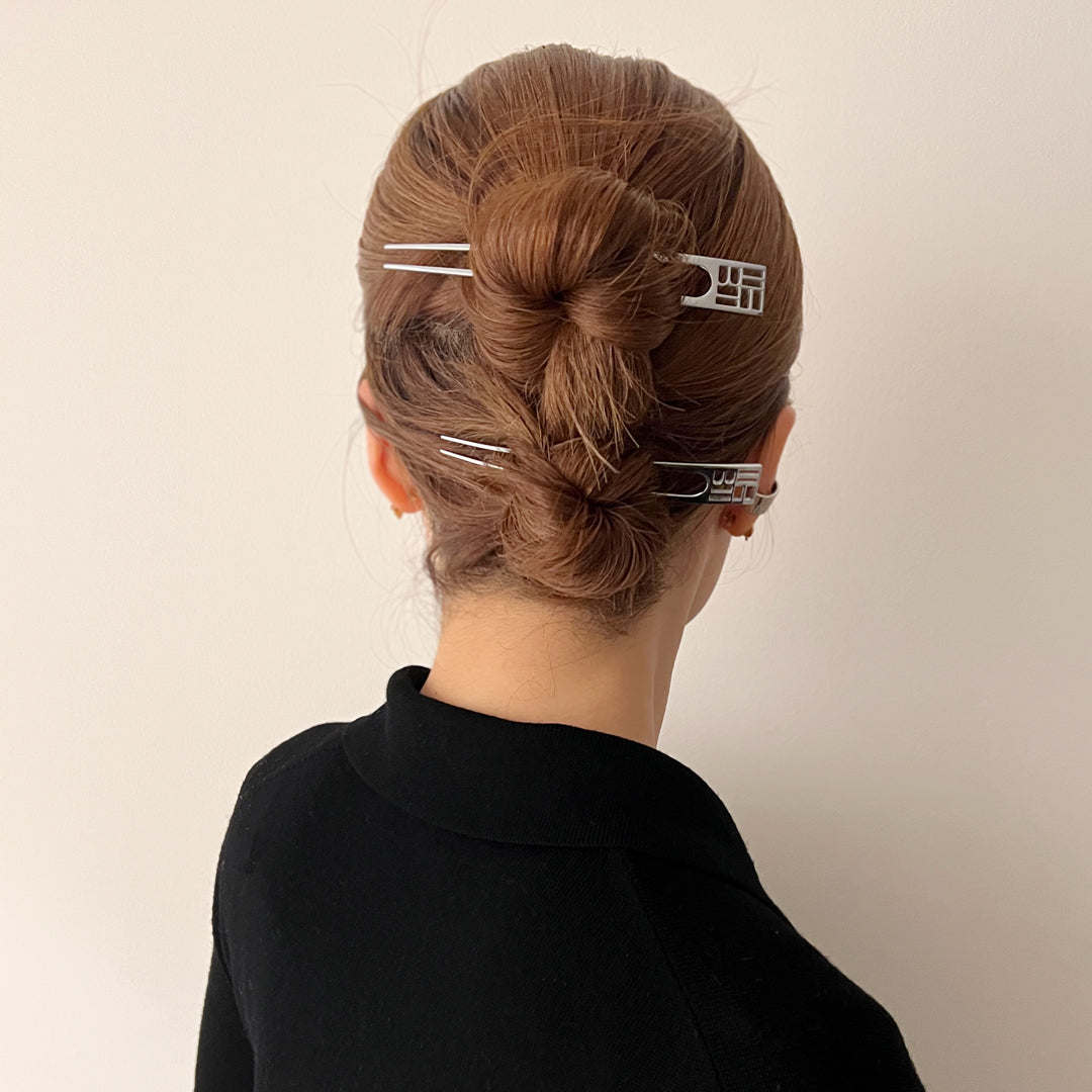 THBT メタル エンブレム ヘアピン
