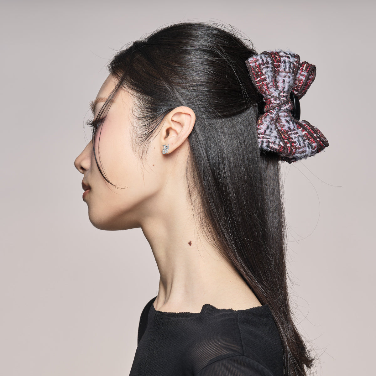 リントンツイード M ヘアージョークリップ