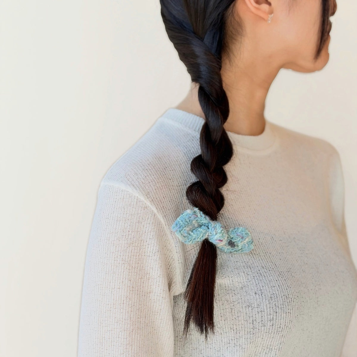 アップサイクル リントンツイード ノットポニー