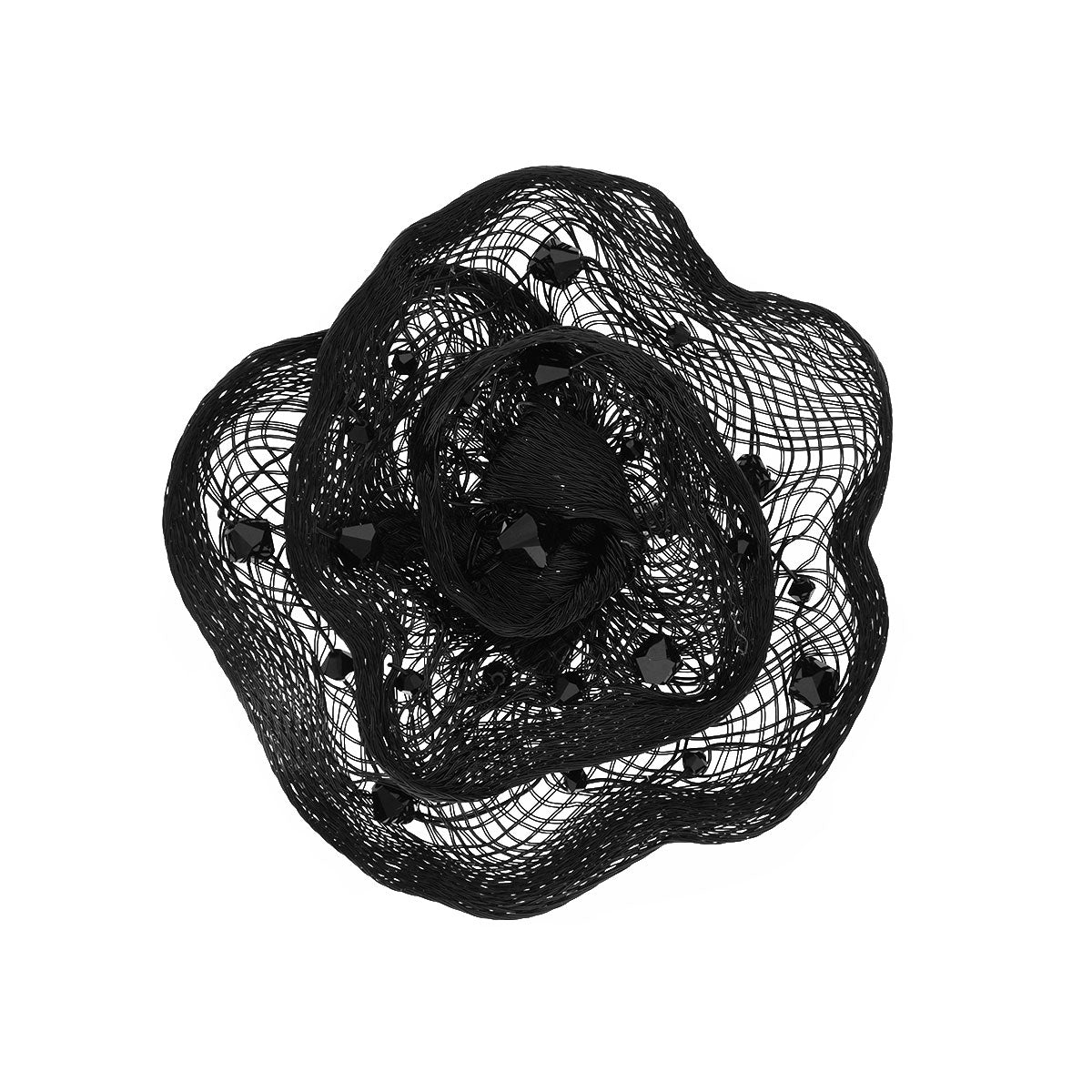 メッシュ パール スキャタード クリップ