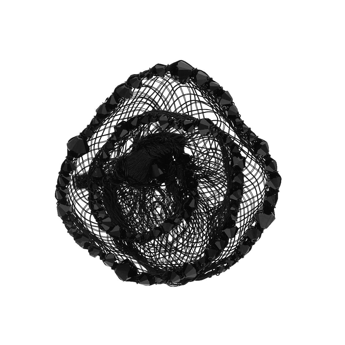 メッシュ パール スパイラル クリップ