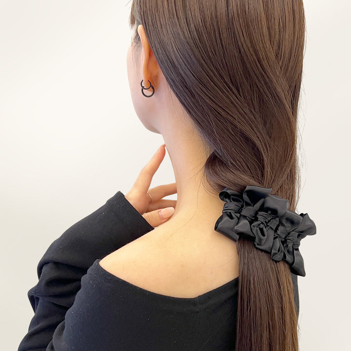 サテン ボウ ラプソディ 10cm バレッタ