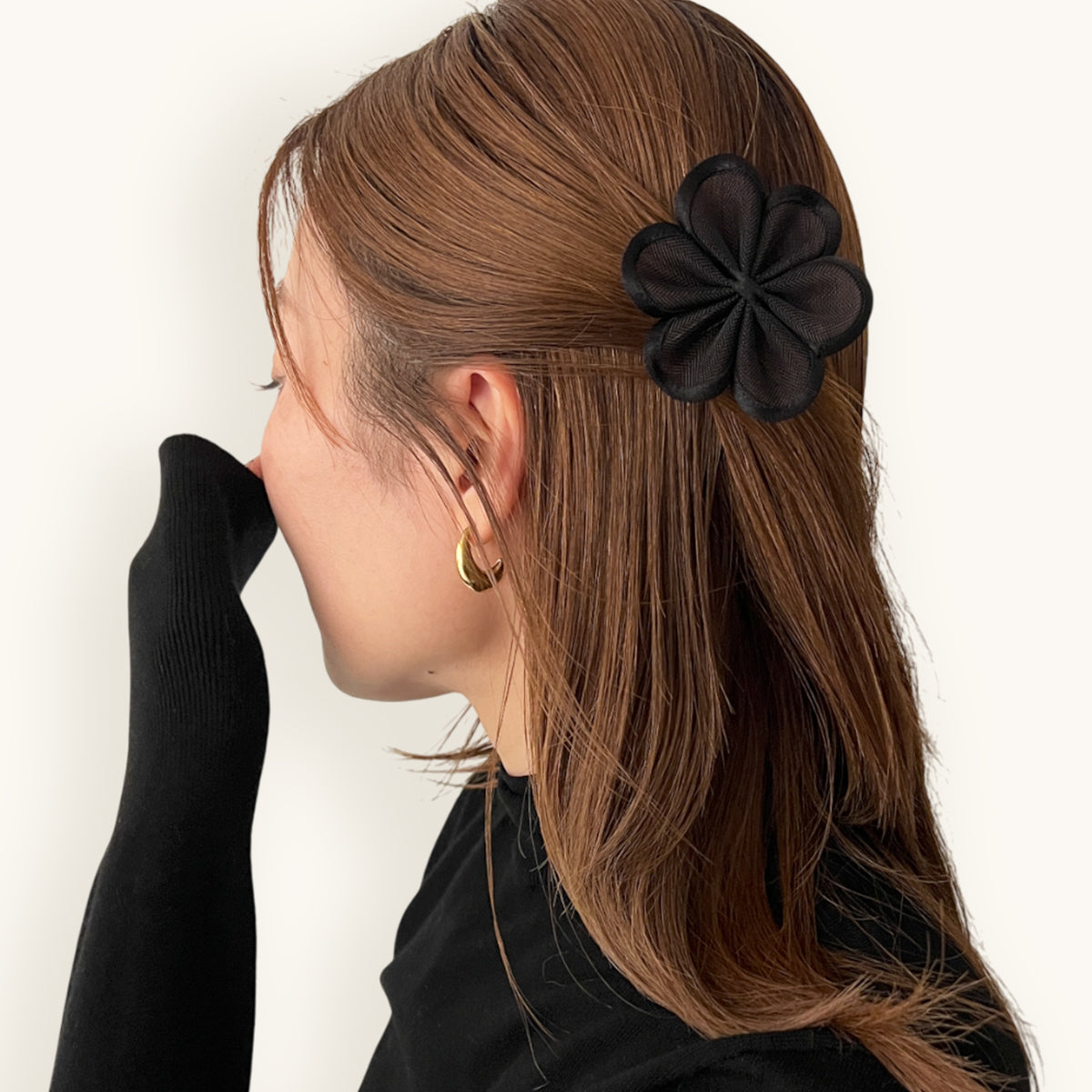 シアーメッシュ フラワー クリップS