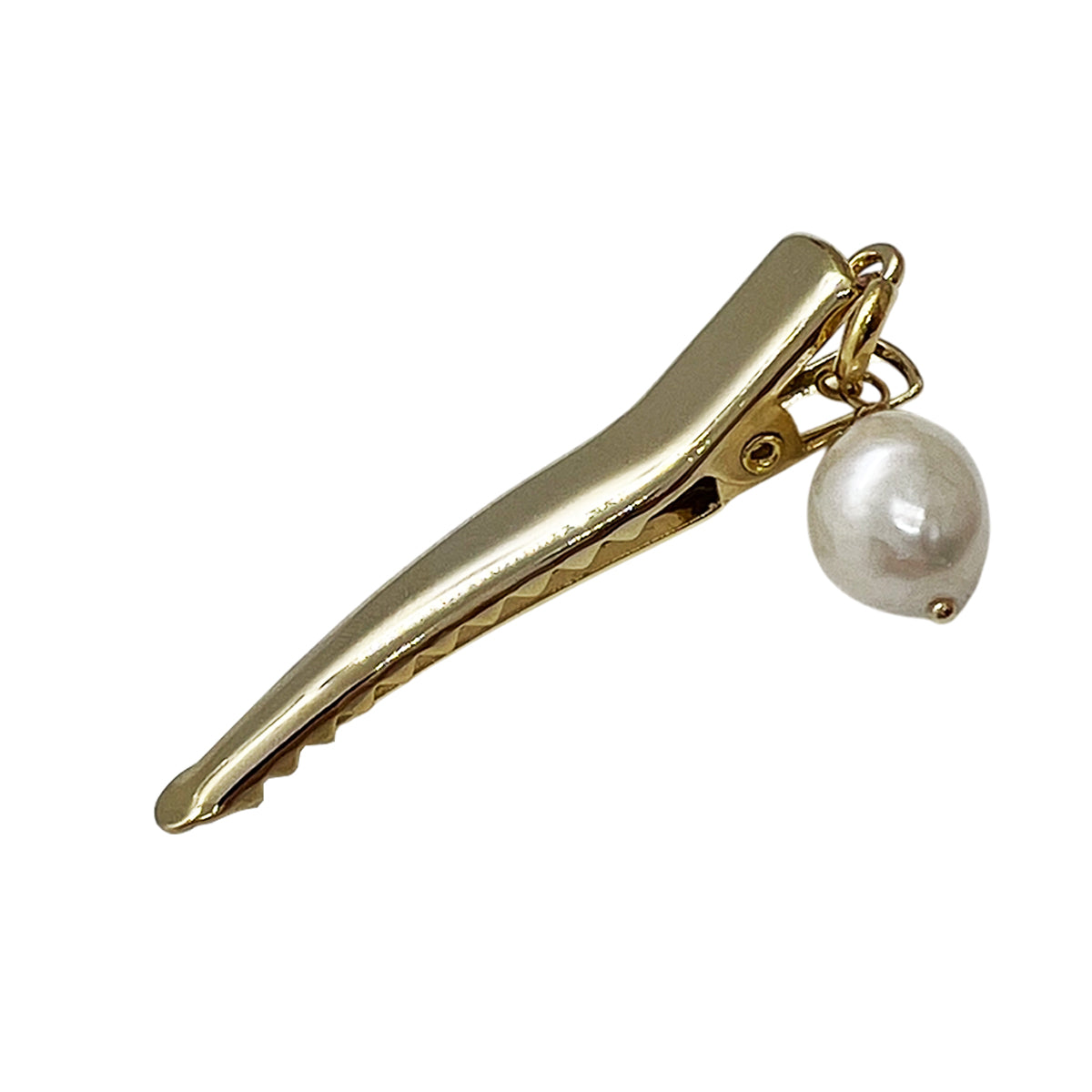 フレッシュウォーター バロック パール クリップ L