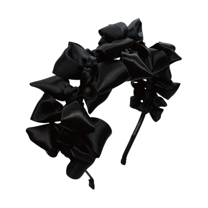 サテン ボウ ラプソディ ヘッドバンド