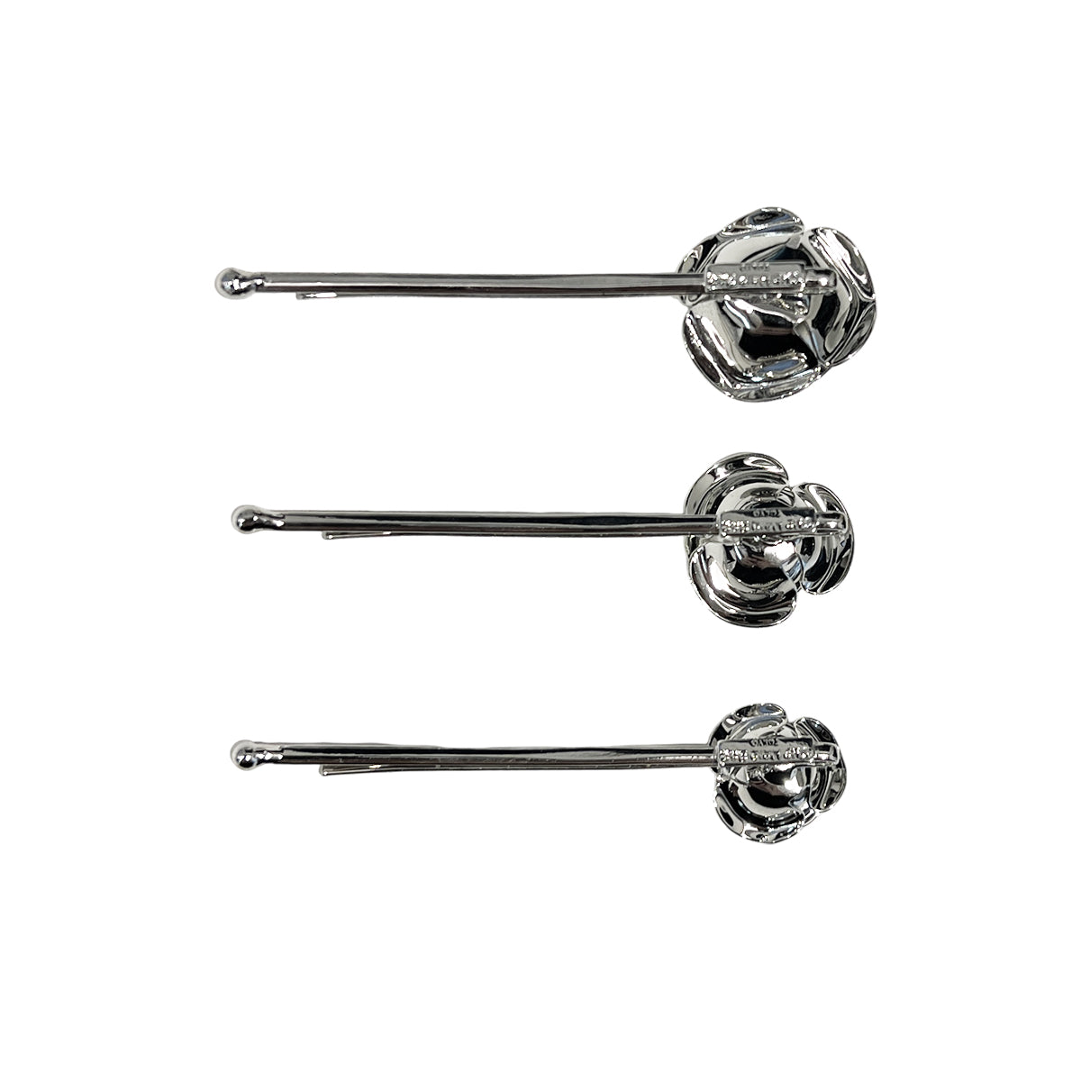 ローズ メタル ボビーピン セットオブ3