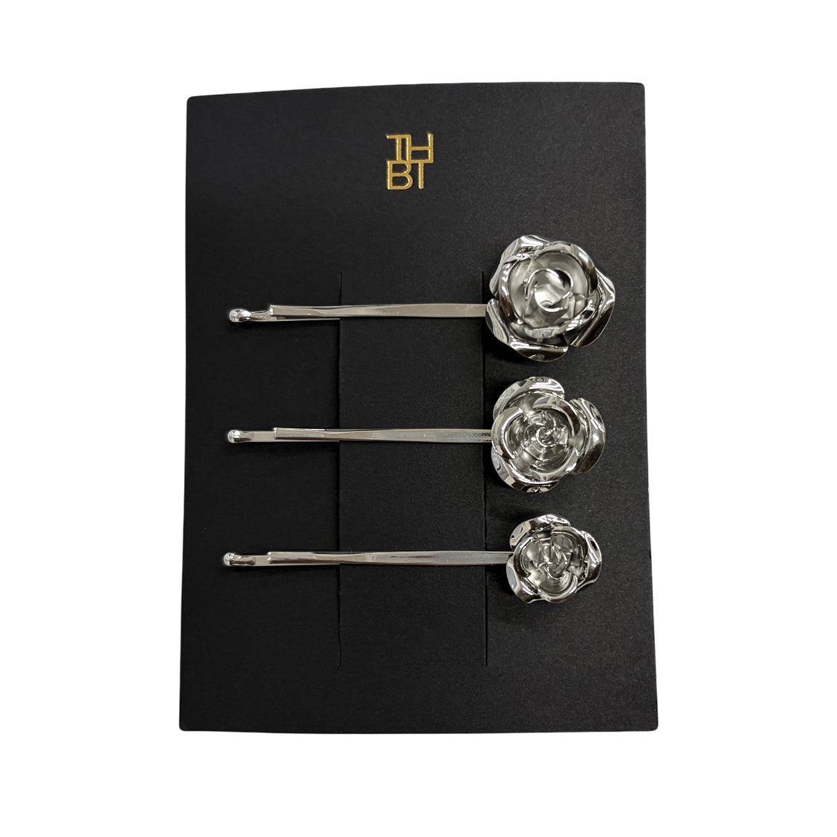 ローズ メタル ボビーピン セットオブ3