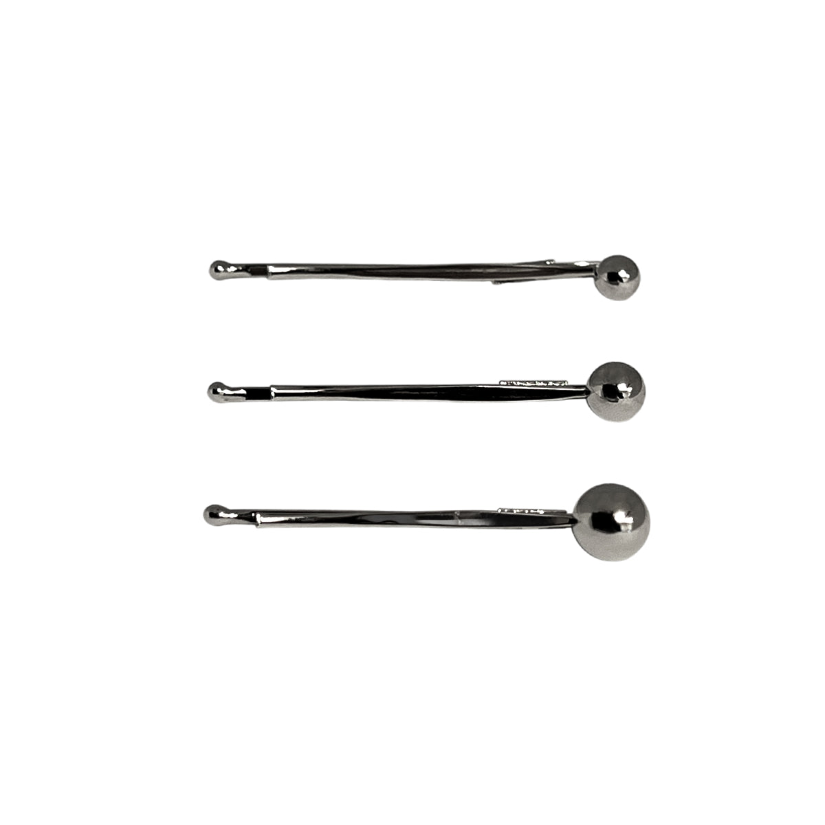 メタル ボール ボビーピン セットオブ3