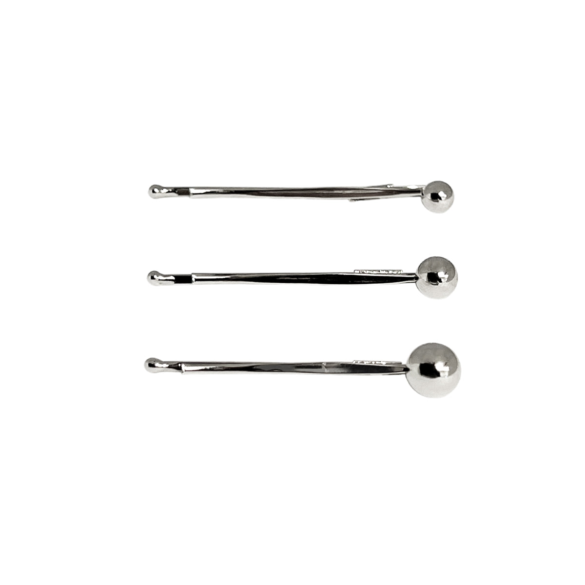 メタル ボール ボビーピン セットオブ3