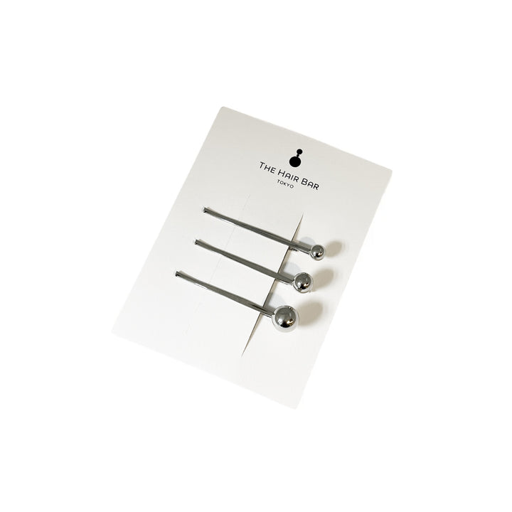 メタル ボール ボビーピン セットオブ3