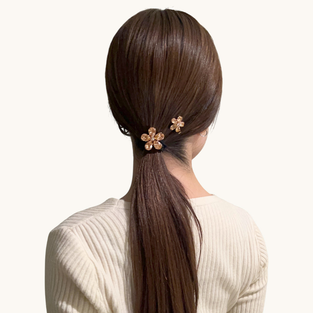 SAKURA Crystal S Clip THBT ライトピンク サクラ クリスタル S クリップ | THE HAIR BAR TOKYO