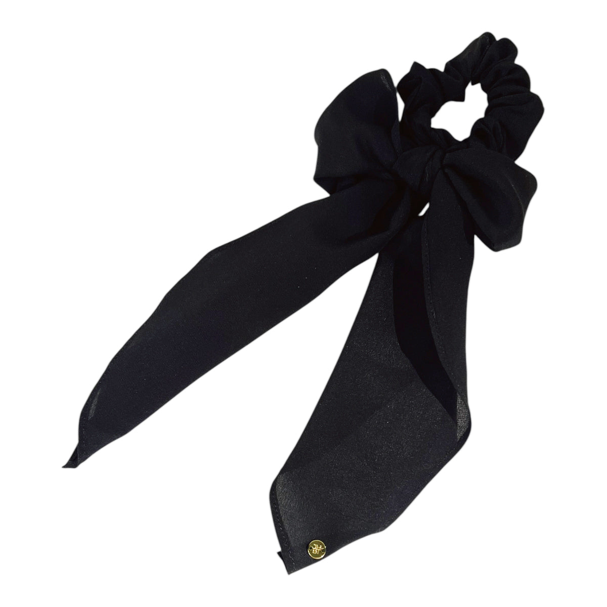 シルク スクランチー ウィズ タイ