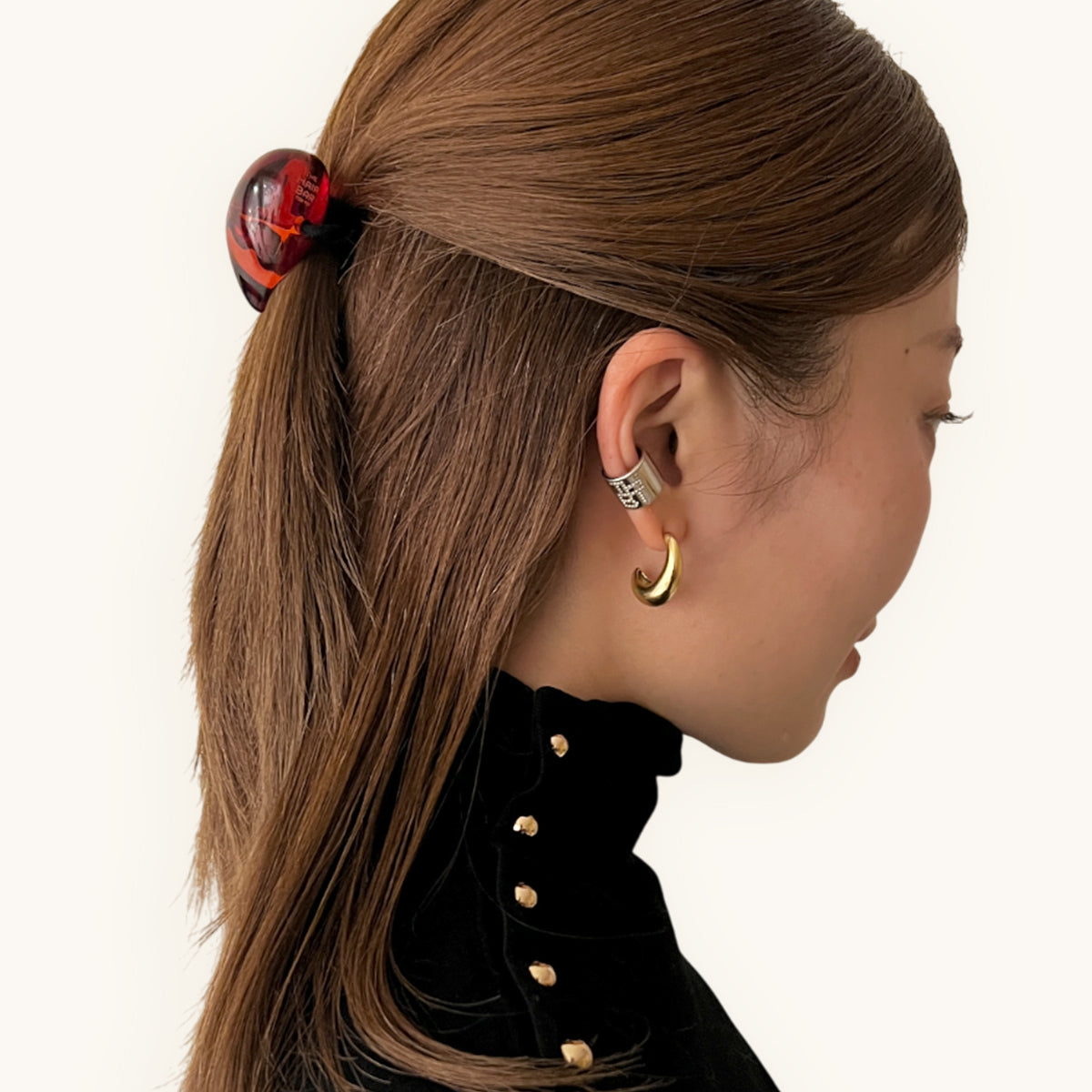 ハート ドロップ ポニー カフ ラージ | THE HAIR BAR TOKYO