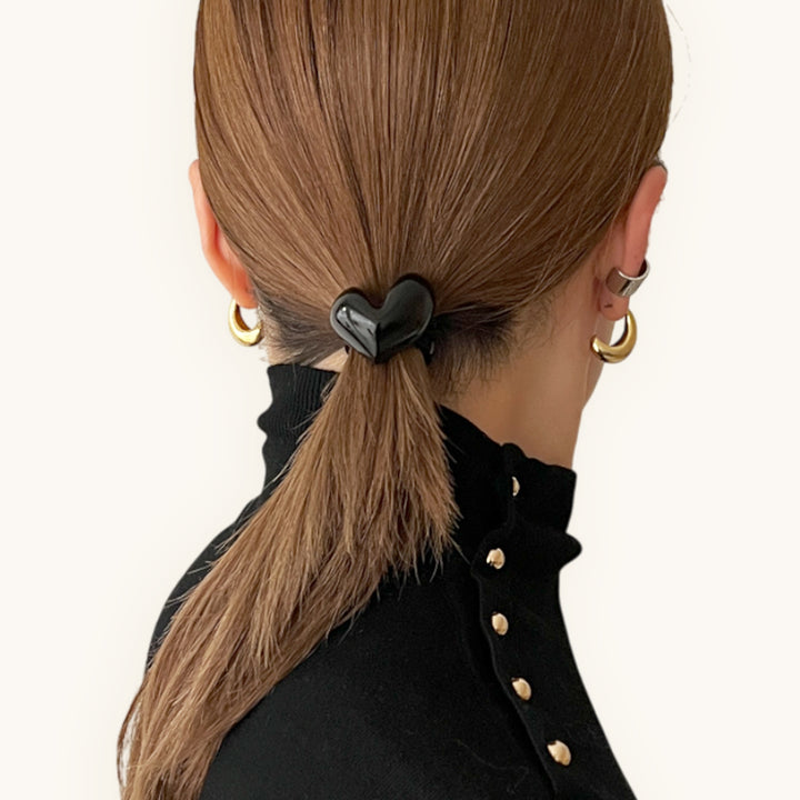 ハート ドロップ ポニー カフ ミディアム