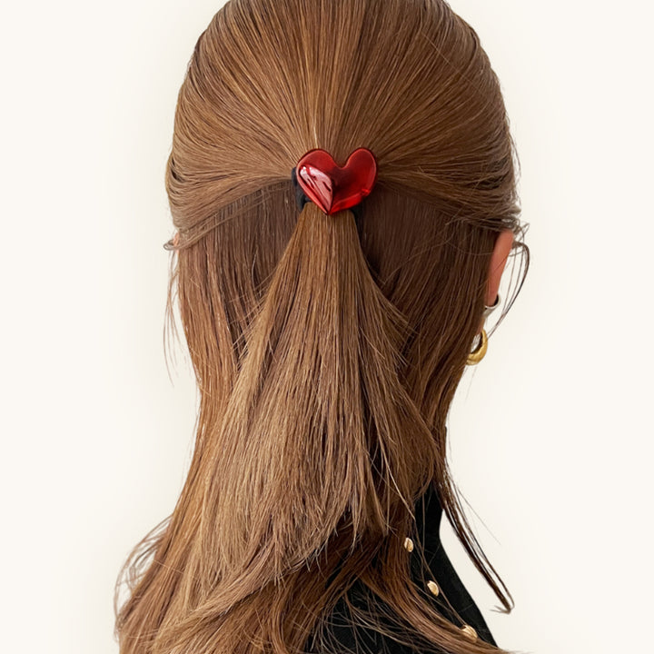 ハート ドロップ ポニー カフ ミディアム