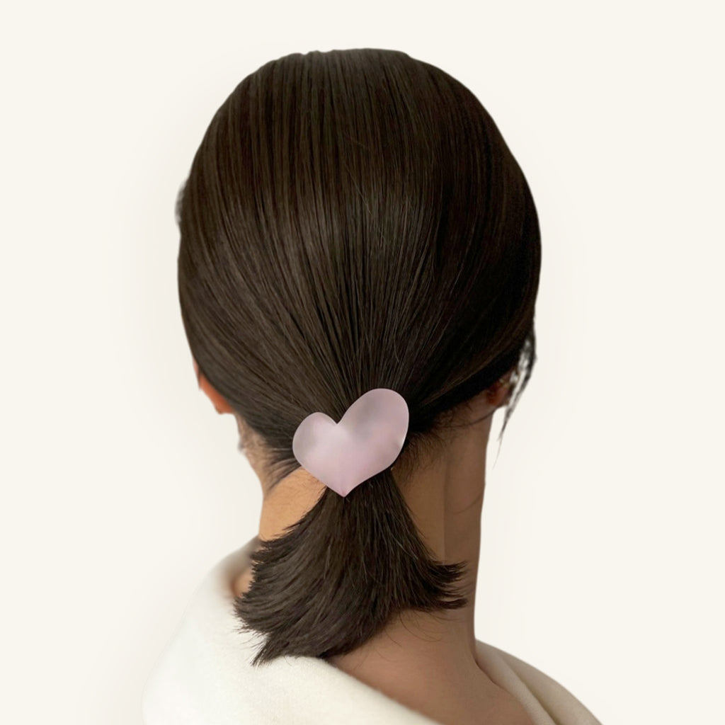 コレットマルーフ　ハート ドロップ ポニー カフ ラージ ハート ドロップ ポニー カフ ラージ | THE HAIR BAR TOKYO