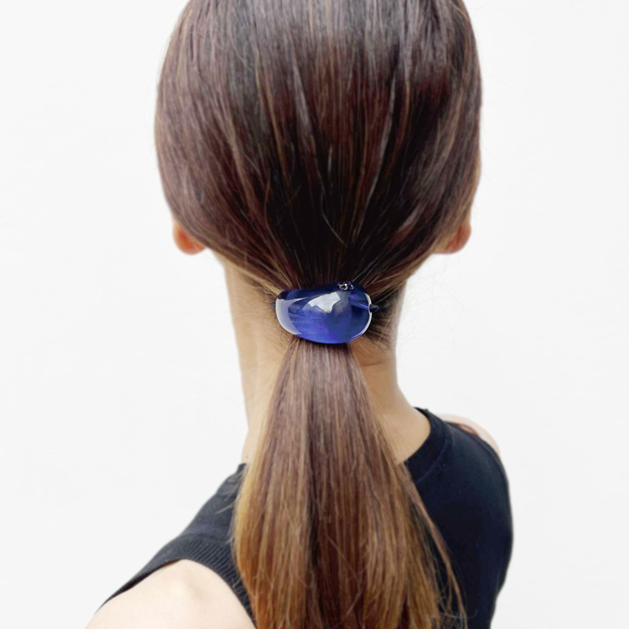 【コレットマルーフ/colette malouf】23SS ルーサイト スモール ティアドロップ ポニー ウィズ アイコン | THE HAIR  BAR TOKYO