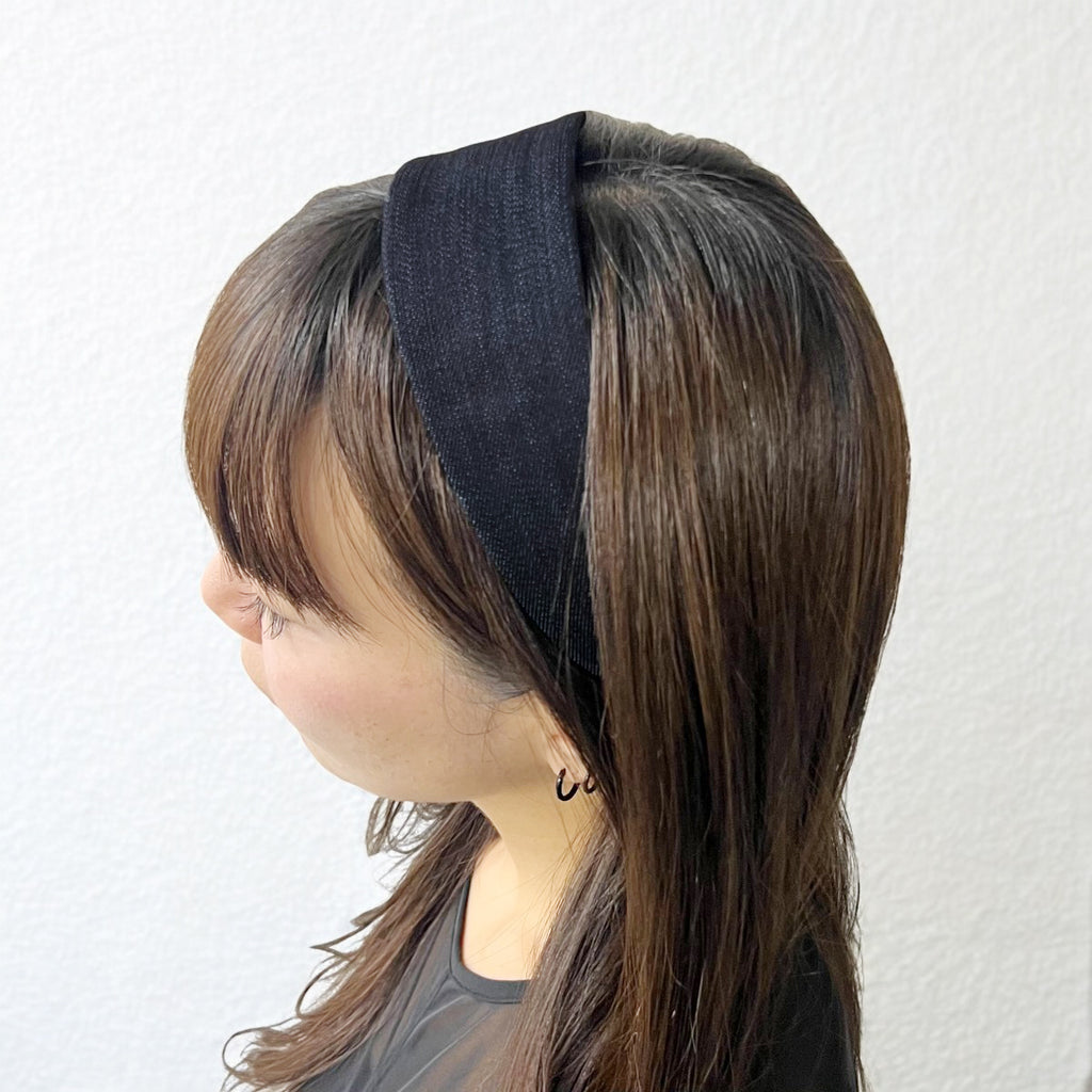 デニム ワイド ヘッドバンド | THE HAIR BAR TOKYO