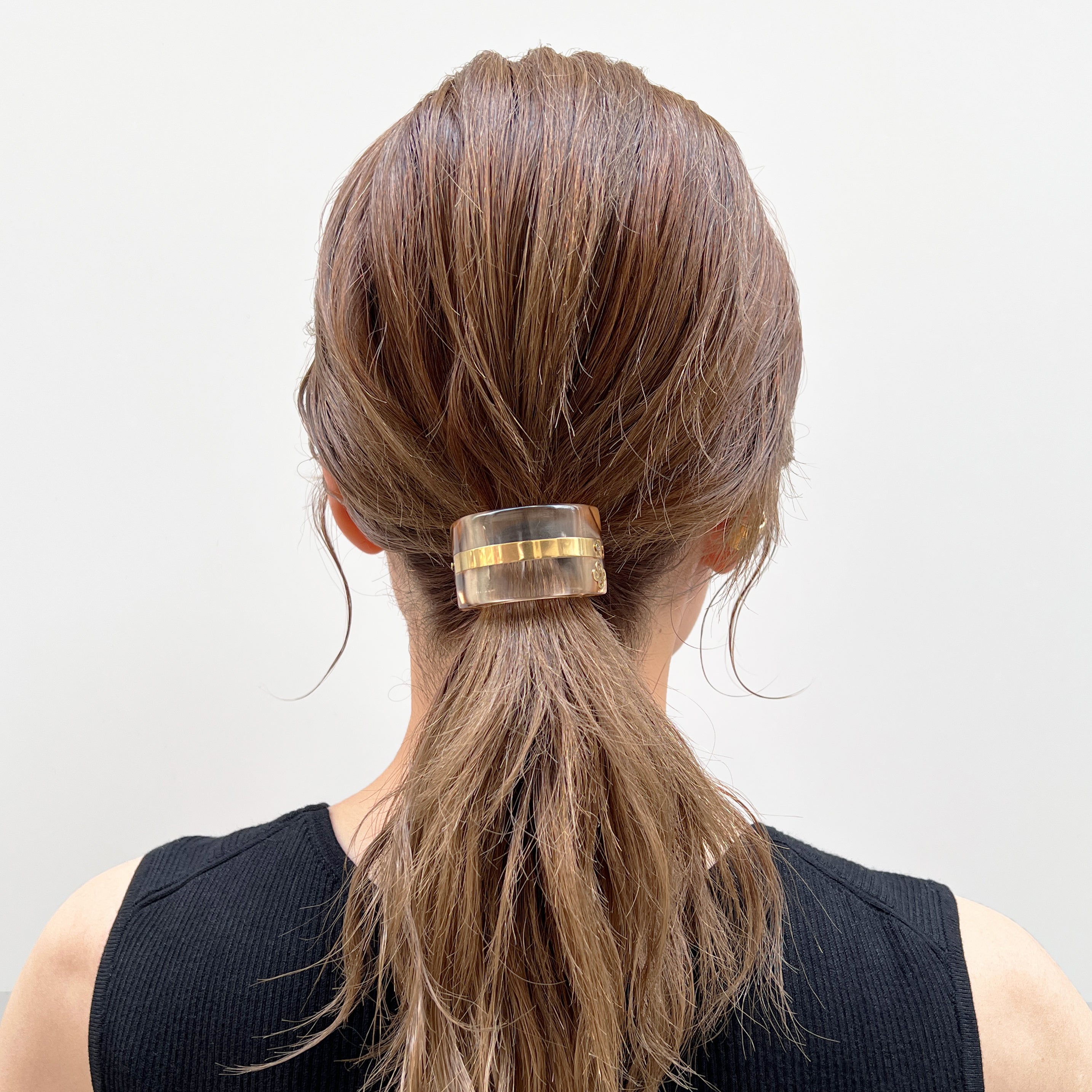 ルーサイト ポニーカフ ウィズ メタルプレート | THE HAIR BAR TOKYO