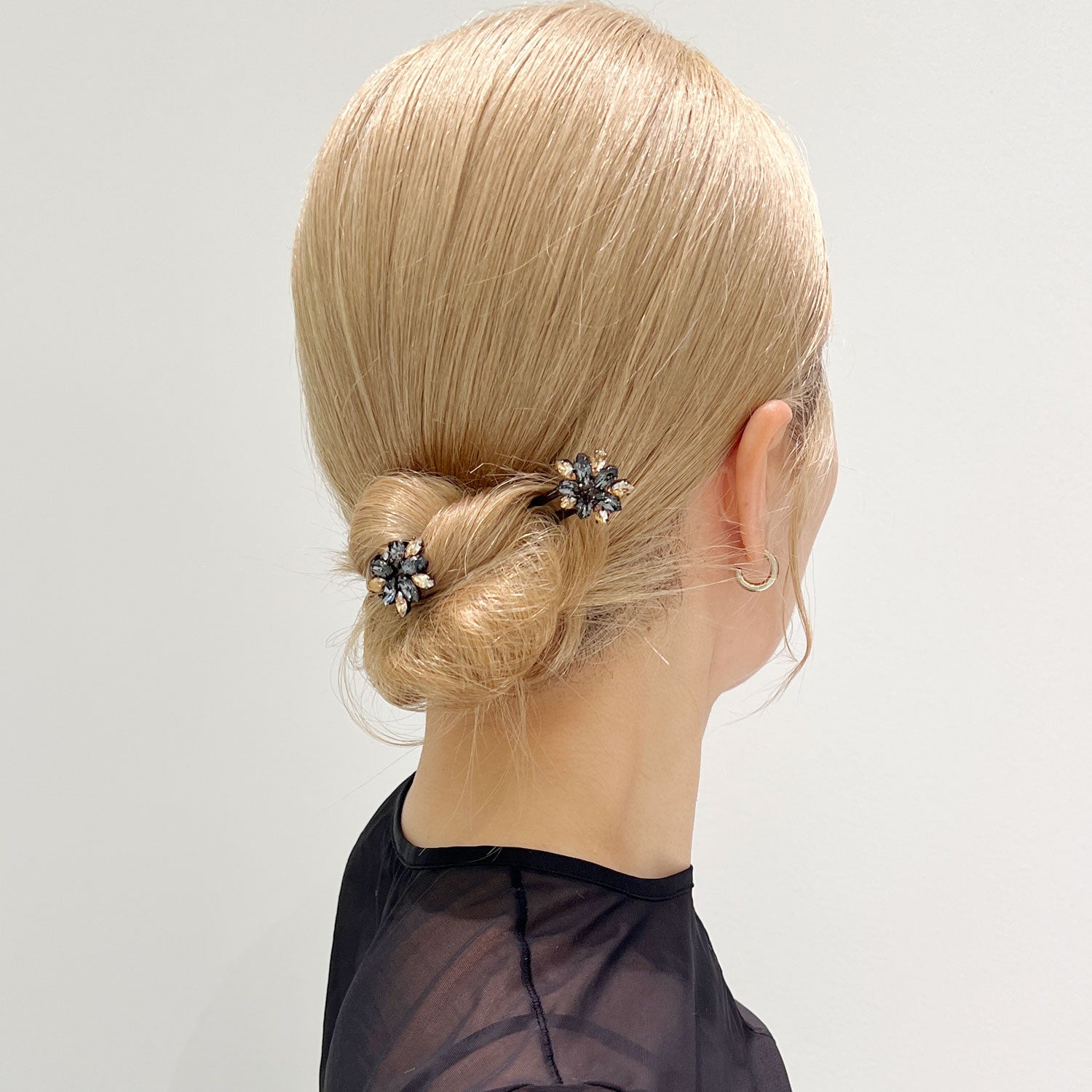 クリスタル スターレット ヘアピン