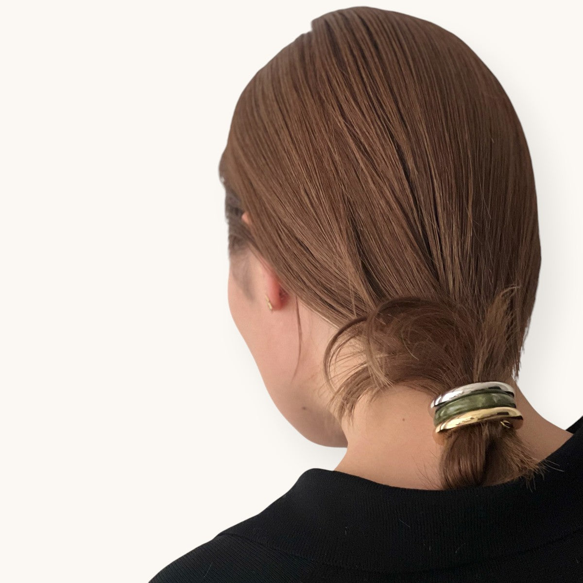 アニヤ ミクスト メタル マーブル ポニー