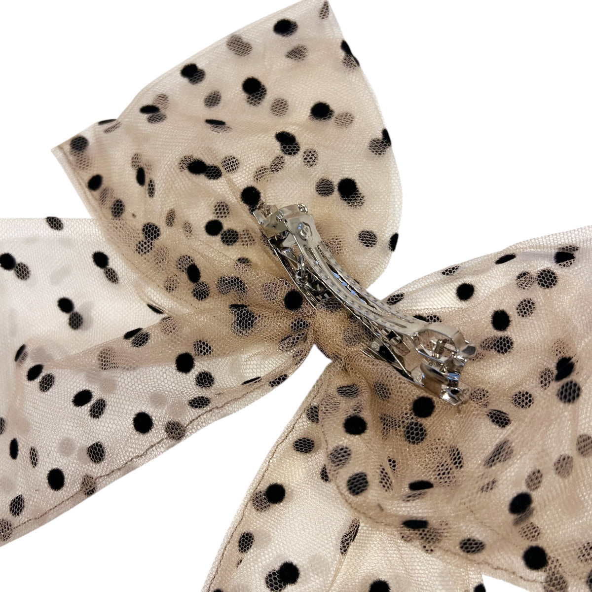ジュリエット ポルカドット シルクチュール ボウ