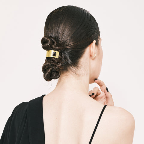 ザヘアバートウキョウ メタルエンブレム ヘアピン ロング ゴールド かんざし THBT メタル エンブレム ヘアピン ロング | THE HAIR BAR TOKYO