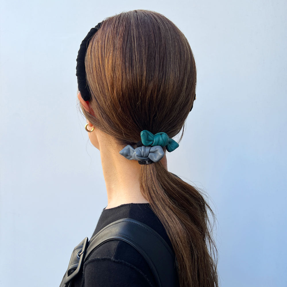 レザー スモールノットポニー | THE HAIR BAR TOKYO