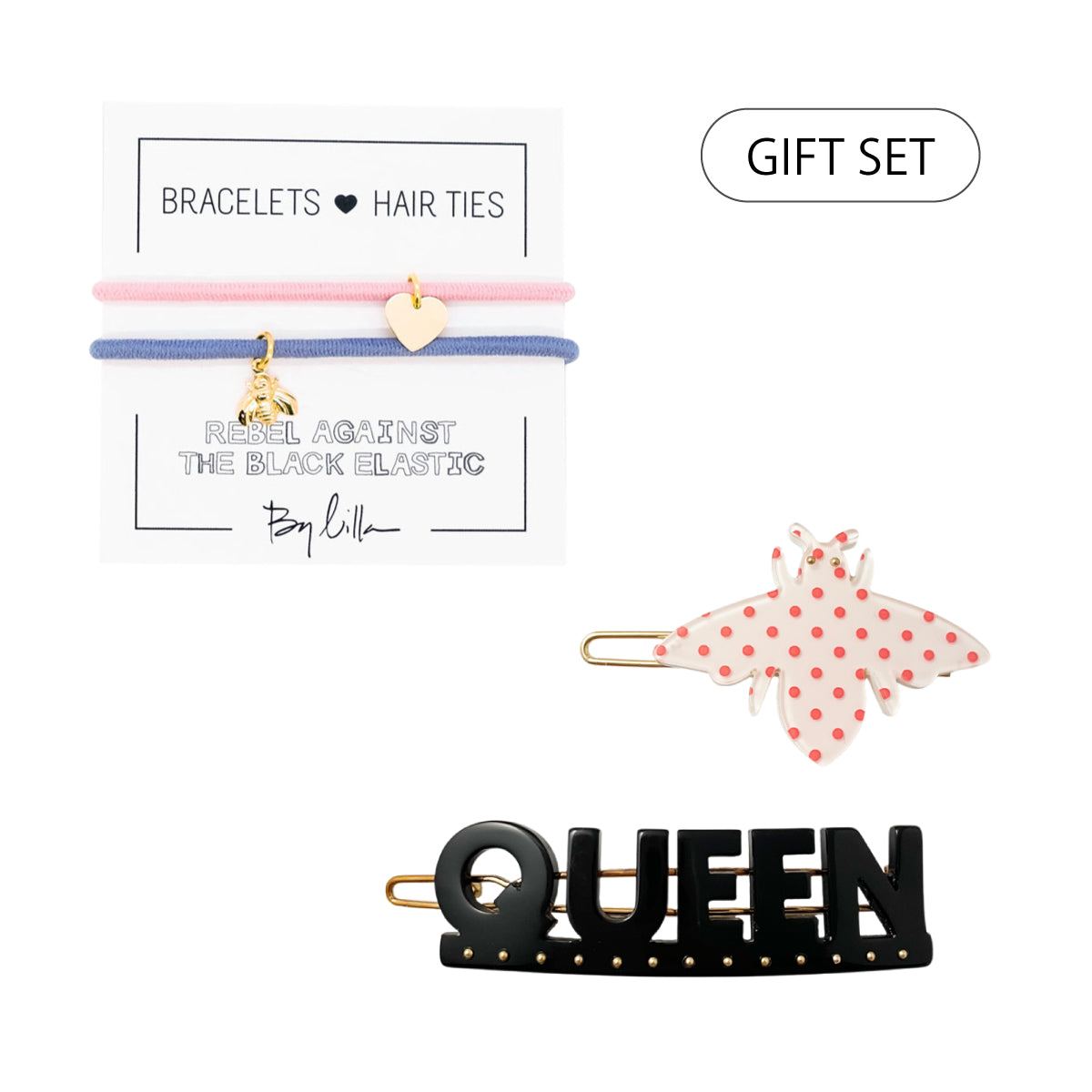 【WEB限定 gift set】クイーン ビー+メッセージ エラスティック