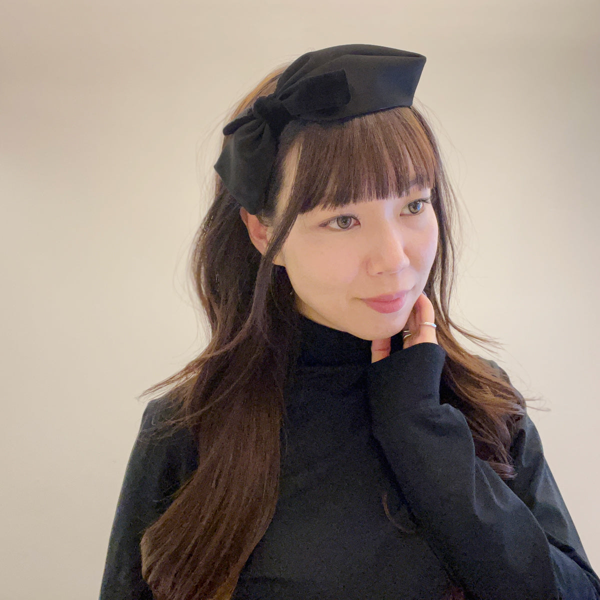 ポーリン ウインター ボウ ヘッドバンド