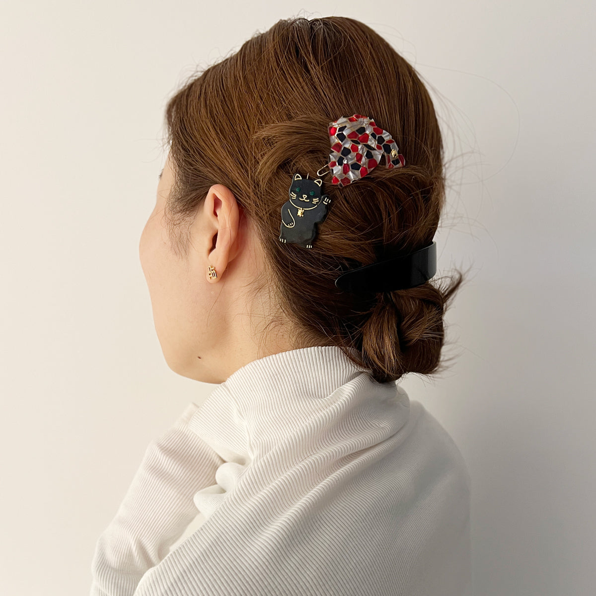 マネキネコ アンド キュート シー ブリーム クリップ