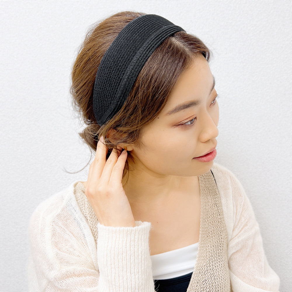 ストロー エクストラ ワイド ベーシック ヘッドバンド