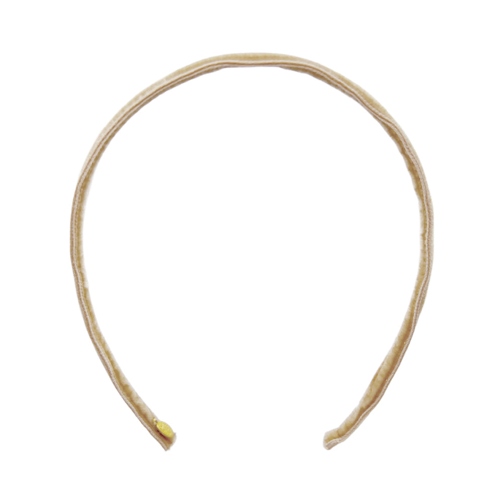 ナロウ ベルベット へッドバンド