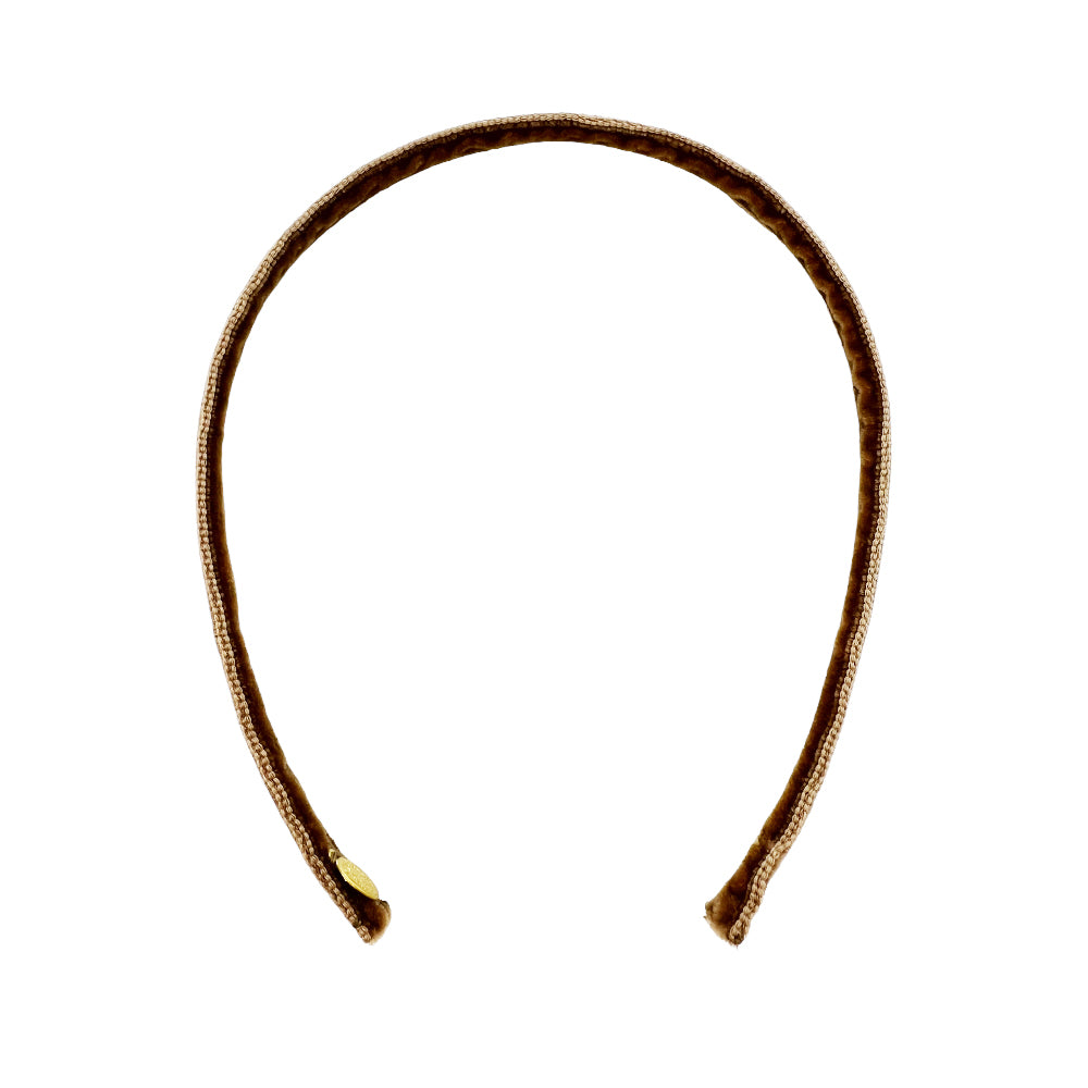 ナロウ ベルベット へッドバンド