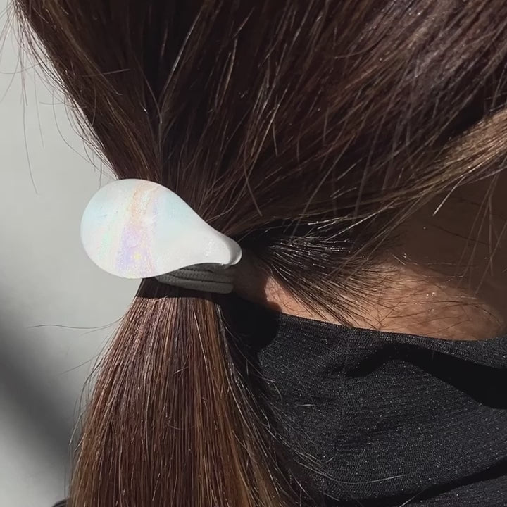 アップサイクル ラージ メタリック グラスポニー | THE HAIR BAR TOKYO