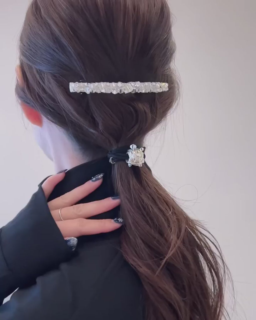 クリスタライズド 10cm バレッタ | THE HAIR BAR TOKYO